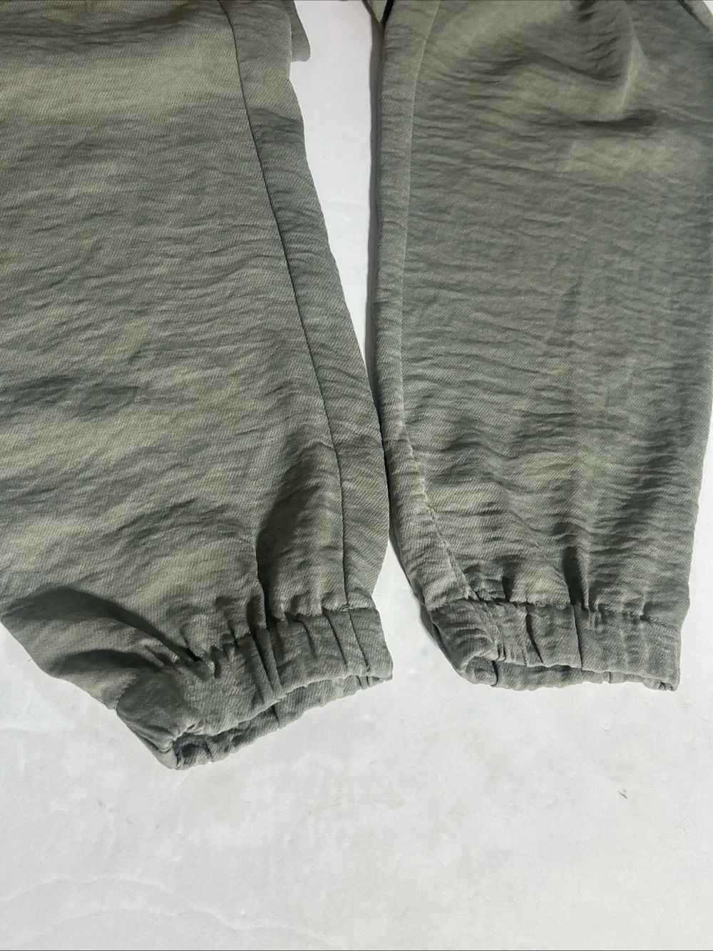 Soho Sage Green Jogger Pants Elastic Waistband Size Medium